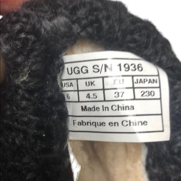 UGG black Skylair knee high wedge sweater boots - Picture 8 of 8